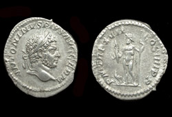 Caracalla, Denarius, Jupiter & Eagle reverse, Sold!